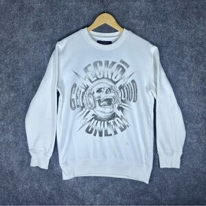 Vintage Y2K Ecko Unltd Skull VTG Crewneck Sweater Mens M Punk Grunge Hip Hop